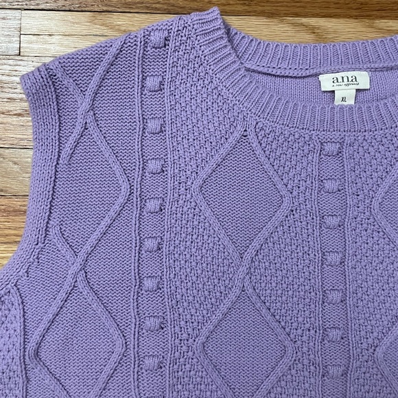 Lavender Sweater Vest - Picture 7 of 11